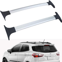 Tata.Meila 2Pcs Cross Bars for Ford Ecosport 2013-2021 Roof Rack Rails Crossbars Luggage Carrier Bars Silver