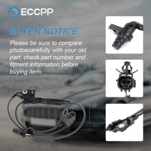 ECCPP Right Front ABS Wheel Speed Sensor ABS Sensor fit for 2009 2011-2012 2015-2017 Toyota Corolla 2009-2012 Toyota Matrix Set of 1