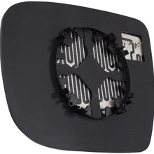Replacement Passengers Side View Mirror Glass & Base Heated Compatible with 15-17 Murano 14-18 Rogue 17-18 Pathfinder 963654BA1A