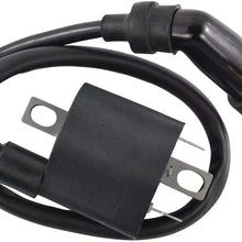 External Ignition Coil with Cap for Suzuki LTA LTF 400 KingQuad 2010-2020 LTA400 LTF400 | OEM # 33410-26G00 / 33410-26G01