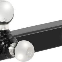 CURT 45001 Multi-Ball Trailer Hitch Ball Mount, 1-7/8, 2, 2-5/16-Inch Balls, Fits 2-Inch Receiver, 10,000 lbs
