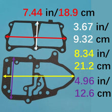 Tuzliufi Complete Powerhead Engine Gasket Set Kit for 39420 433941 392567 392615 20HP 25HP 28HP 30HP 35HP 2-cycle X-Ref New Z509