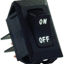 JR Products 12605 Brown SPST Labeled On/Off Switch