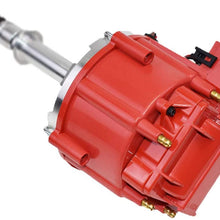 A-Team Performance HEI Complete Distributor 65K Coil Compatible with AMC Jeep Straight 6 232 3.8L and 258 4.2L One Wire Installation Red Cap