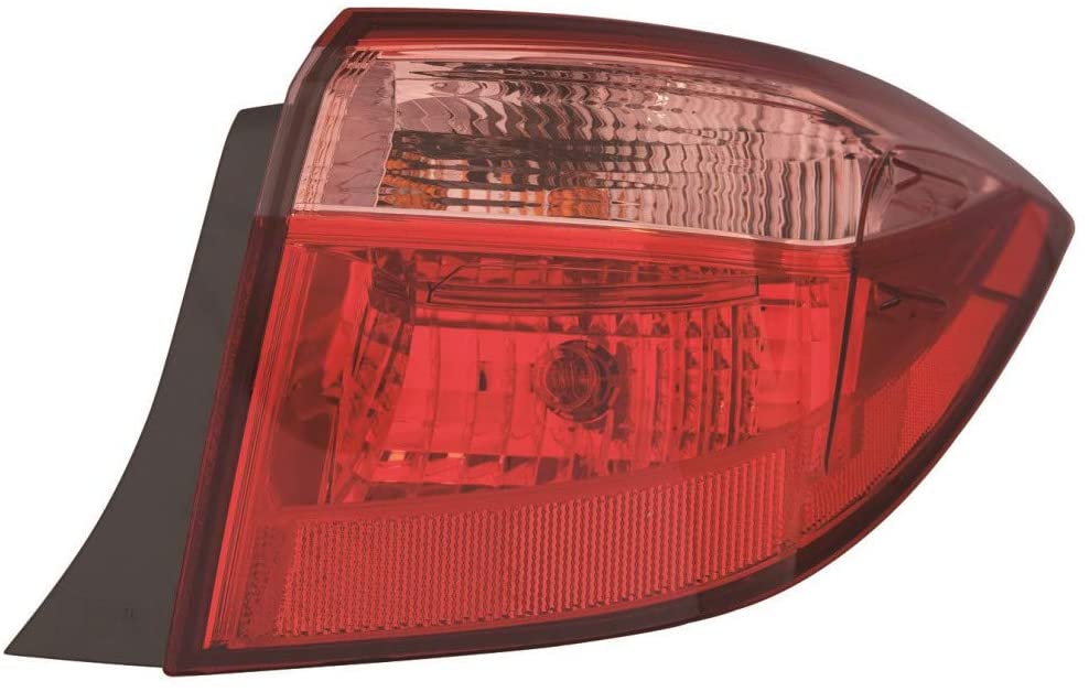 For Toyota Corolla E/L/LE Model Tail Light Assembly 2017 2018 2019 Passenger Side Outer Halogen Type For TO2805130 | 81550-02B00