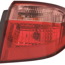 For Toyota Corolla E/L/LE Model Tail Light Assembly 2017 2018 2019 Passenger Side Outer Halogen Type For TO2805130 | 81550-02B00