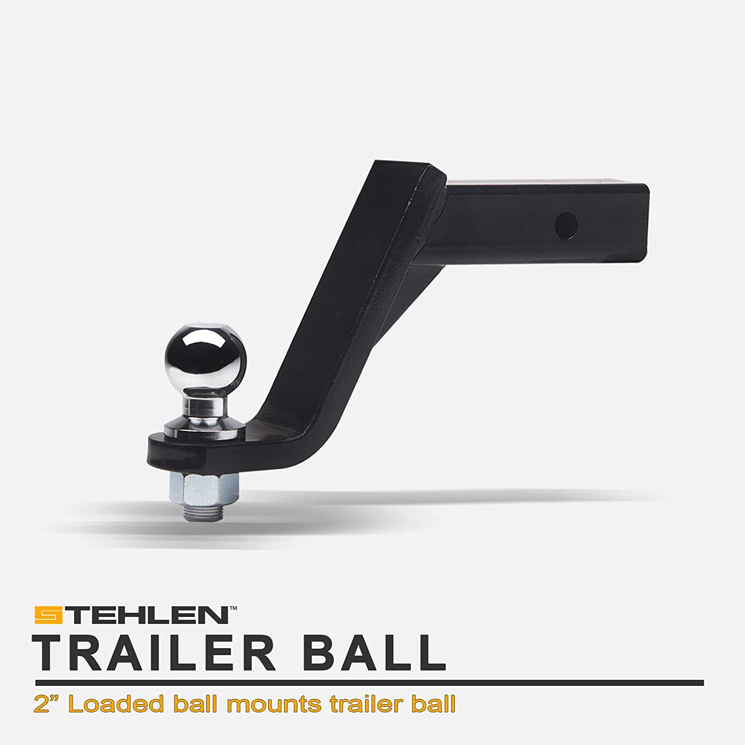 Stehlen 642167819325 Universal Trailer Hitch 6 Inch Drop Loaded Ball Mount Receiver 2