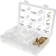 AuSL 380 Pcs 2.8mm 2 3 4 6 Pin Automotive Electrical Wire Connectors Kit, Male & Female Plug Housing Pin Header Crimp Wire Terminals Connector Assortment Kit for Motorcycle, Bike, Car, Boats