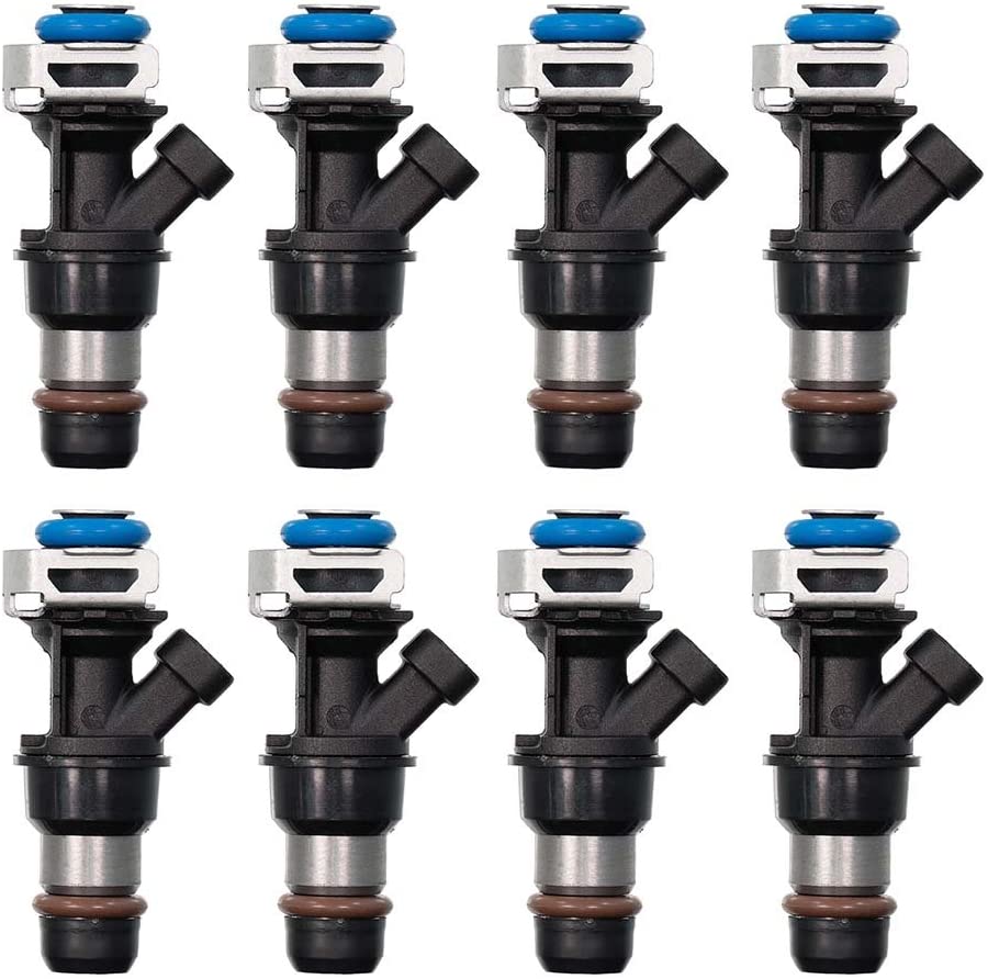 XtremeAmazing 4 Hole Flow Matched Fuel Injectors Set of 8 17113553 FJ10062