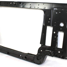 Radiator Support Assembly Compatible with 1987-1991 Ford F-150 Black Steel with Gas Engine