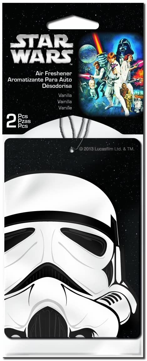 Plasticolor 005546R01 Star Wars Stormtrooper Car Air Freshener - 2 Pack