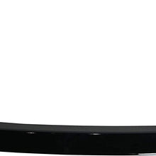 Front Bumper Trim Compatible with 2017-2018 Nissan Rogue Black CAPA Center