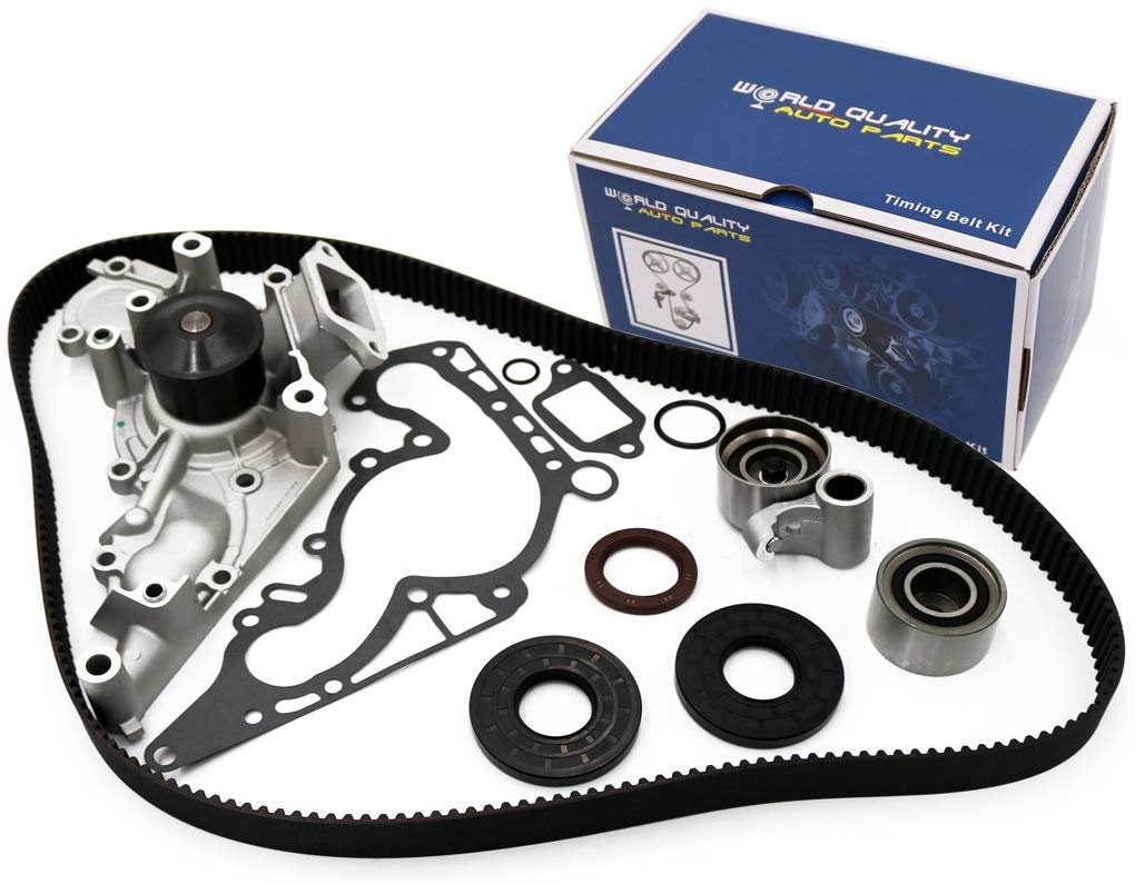 Timing Belt Water Pump Kit fits for 2003-2009 Lexus GX470 SC43, Toyota 4Runner, 2001-2009 Sequoia Tundra,1998-2007 Lexus LX470, Toyota Land Cruiser, 1998-2000 GS400 LS400 SC400 4.0L 4.3L 4.7L V8 DOHC