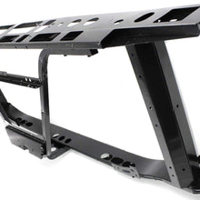 Radiator Support Assembly Compatible with 2007-2009 Chevrolet Silverado 1500 / GMC Sierra 1500 Black Steel