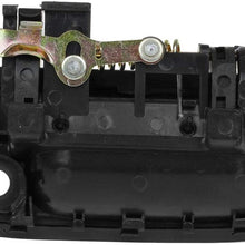 AUTEX 2pcs Exterior Front Left Right Door Handles Smooth Black Driver Passenger Side Compatible with Toyota Tacoma 1995 1996 1997 1998 1999 2000 2001 2002 2003 2004 Door Handles 79344 79345 TO1310128