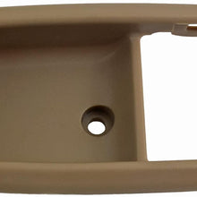 Dorman 91343 Front Driver Side Interior Door Handle Bezel for Select Toyota Models, Beige