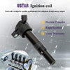 USTAR Ignition Coils 4 Pack for Hyundai Elantra GT Tucson, Kia Forte Koup Forte5 Soul Engine 4 1.8 2.0 Replaces 27300-2E000