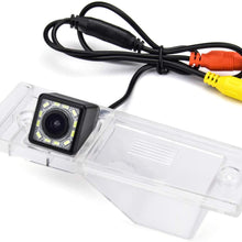 aSATAH 12 LED Car Rear View Camera for KIA VQ/Carnival/Sedona/Grand Carnival/Sedona/Carnival R & HD CCD Night Vision Waterproof and Shockproof Reversing Backup Camera (12 LED)