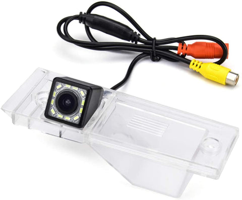 aSATAH 12 LED Car Rear View Camera for KIA VQ/Carnival/Sedona/Grand Carnival/Sedona/Carnival R & HD CCD Night Vision Waterproof and Shockproof Reversing Backup Camera (12 LED)