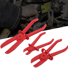 Cuque 3Pcs Nylon Hose Clamp Tool Set Brake Fuel Water Line Clamp Plier Hands Free Tool for Hose Lines Brakes