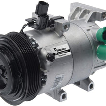New Mando 10A1078 AC Compressor with Clutch Original Equipment (Pre-filled Oil)