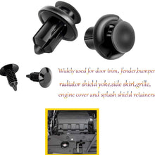HTOMT 240PCS Bumper Retainer Clips Car Plastic Rivets Fasteners Push Retainer Kit Most Popular Sizes Auto Push Pin Rivets Set -Door Trim Panel Fender Clips for GM Ford Toyota Honda Chrysler