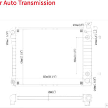 YGKJ Auto Aluminum/Plastic Radiator 1 Row compatible with 88-93 Chevy GMC C/K 4.3L 5.0L 5.7L 7.4L