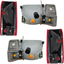 8 Pc Set Headlights, Taillights w/Park Signal Corner & Side Marker Lamps Replacement for Ford Bronco F150 F250 F350 Styleside Pickup Truck AutoAndArt