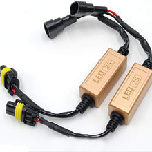 FOORDAY 2 Pcs LED Load Resistor 9005/9006 Car LED Headlights Decoder Warning Error Canceler Anti Flicker