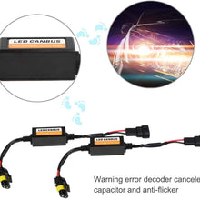 Terisass 9005 9006 9012 C12 2 Pcs LED Headlight Decoder LED Anti-Flicker Decoder Wiring Error Free Decoder