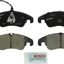Bosch BC1322 QuietCast Premium Ceramic Disc Brake Pad Set For Select Audi A4, A4 Quattro, A5, A5 Quattro, A6, A6 Quattro, A7 Quattro, Allroad, Q5, S4, S5; Mercedes-Benz E300; Front
