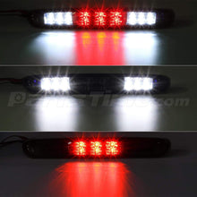 Partsam Replacement For Chevrolet Silverado 2007-2013/GMC Sierra 1500 2500 3500 2014 Classic Model Red/White LED Smoke Lens High Mount 3rd Third Brake Light Cargo Tail Lamp