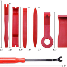 A7810F 10PCS Auto Trim Removal Tool Set for Car Dash Audio Dash Door Panel Window Molding Fastener Remover Installer Pry Tool Kit