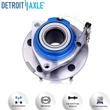 Detroit Axle 513121 Pair(2) Front Wheel Hub Bearing Assembly for Buick Allure Century LaCrosse LeSabre Park Avenue Chevy Impala Monte Carlo Venture Pontiac Grand Prix Boneville w/ABS Sensor cable