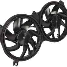 cciyu Radiator or Condenser Cooling Fan Fit for 2013 2014 2015 2016 2017 2018 for Infiniti JX35 QX60 for Nissan Pathfinder