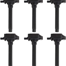 6 Packs Replace C1791 UF648 Ignition Coils Compatible with 2011-2019 Grand Cherokee Wrangler Chrysler 300 Town & Country Dodge Charger Journey Durango Ram Volkswagen V6 3.6L