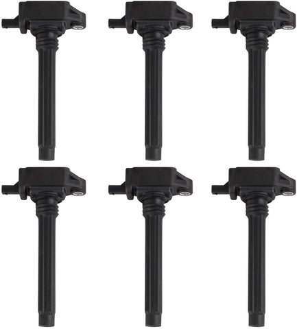 6 Packs Replace C1791 UF648 Ignition Coils Compatible with 2011-2019 Grand Cherokee Wrangler Chrysler 300 Town & Country Dodge Charger Journey Durango Ram Volkswagen V6 3.6L