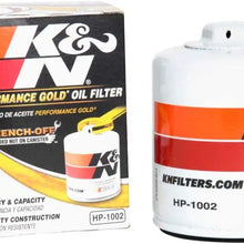 K&N Premium Oil Filter: Protects your Engine: Compatible with Select BUICK/CADILLAC/CHEVROLET/FORD Vehicle Models (See Product Description for Full List of Compatible Vehicles), HP-2011