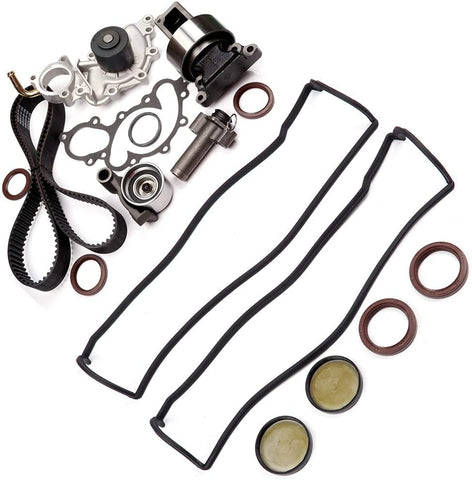 ANPART Timing Belt Kit Fit For 1993-1995 Toyota 4Runner 1993-1995 Toyota Pickup 1993-1994 Toyota T100 Timing Belt Water Pump Tensioner Gasket Set
