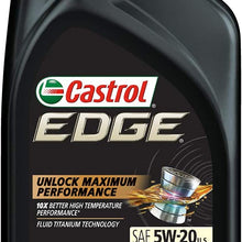 Castrol 03084C Edge 5W-30 Advanced Full Synthetic Motor Oil, 5 Quart
