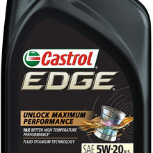 Castrol 03084C Edge 5W-30 Advanced Full Synthetic Motor Oil, 5 Quart