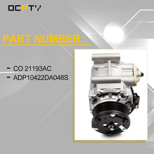 OCPTY CO 21193AC Air Conditioner Compressor Compatible for Chevrolet for Equinox