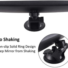 Rear View Mirror, Universal Car Truck Mirror Interior RearView Mirror Suction Cup (Width 24.5cm/9.6in)