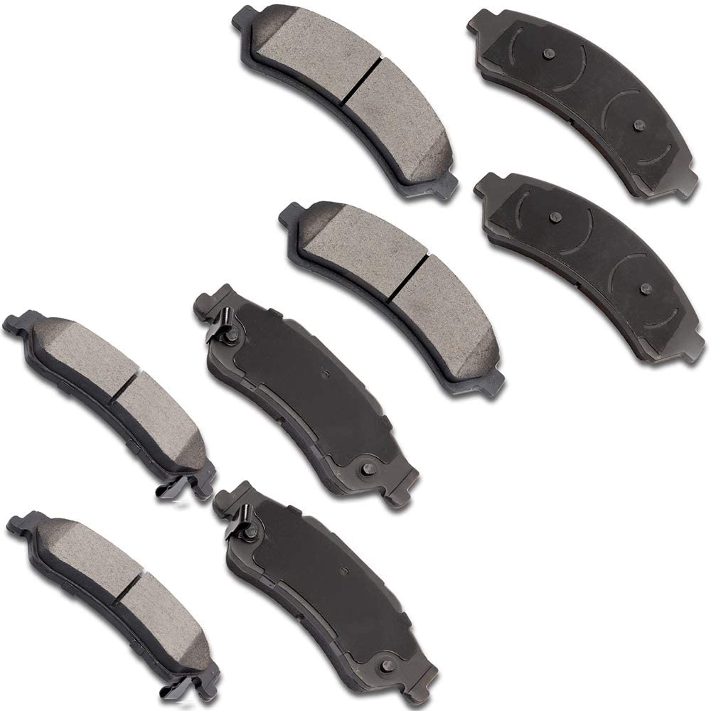 Ceramic brakes Pads,OCPTY Quick Stop Front Rear Brake Pad fit for 1998-2005 Chevrolet Blazer,2001-2004 Chevrolet S10,1998-2001 GMC Jimmy,2001-2004 GMC Sonoma,1997-2001 Oldsmobile