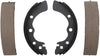 ACDelco 17428B Professional Bonded Rear Drum Brake Shoe Set