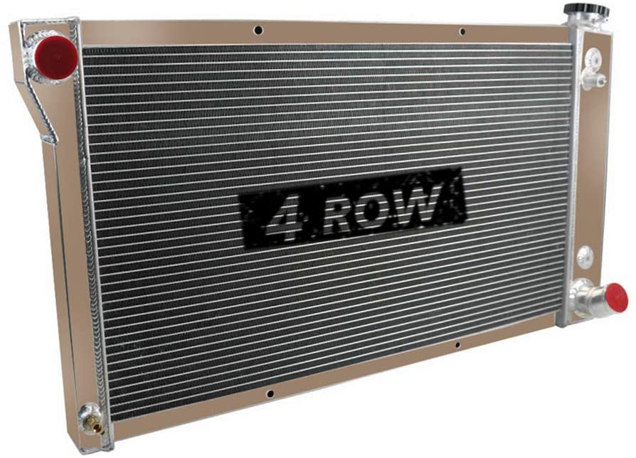 CoolingSky 62MM 4 Row Core Aluminum Radiator for Chevy &GMC C/K 10 20 30 Pickup Van &P/G Series 1967-79