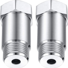 4 Packs M18 x 1.5 Oxygen Sensor Fitting Bung Defouler Straight O2 Oxygen Sensor Restrictor Fitting