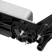 Engine Oil Cooler Oil Filter Housing Adapter Assembly | for 2011-2013 Dodge Jeep Chrysler 3.6L V6 Engine | Replaces# 5184294AE, 5184294AC, 5184294AD, 5184304AD, 5184304AE, 5184304AF