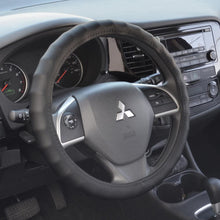 BDK SW-899-MB (14.5-15.5) Ergonomic ComfortGrip Originals Leather Car Steering Wheel Cover for Car Auto (Sedan Truck SUV Minivan)(Medium/Tan Beige) -Universal Fit, Easy Installation, Max Protection