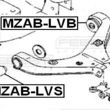 FEBEST MZAB-LVB Control Arm Bushing